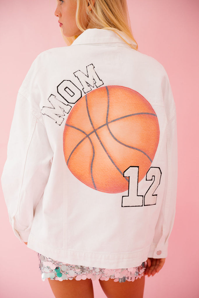 CUSTOM BASKETBALL MOM NUMBER JACKET JACKET Judith March