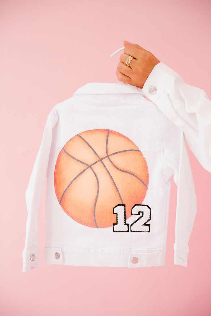 MINI KIDS CUSTOM BASKETBALL NUMBER JACKET JACKET Judith March   