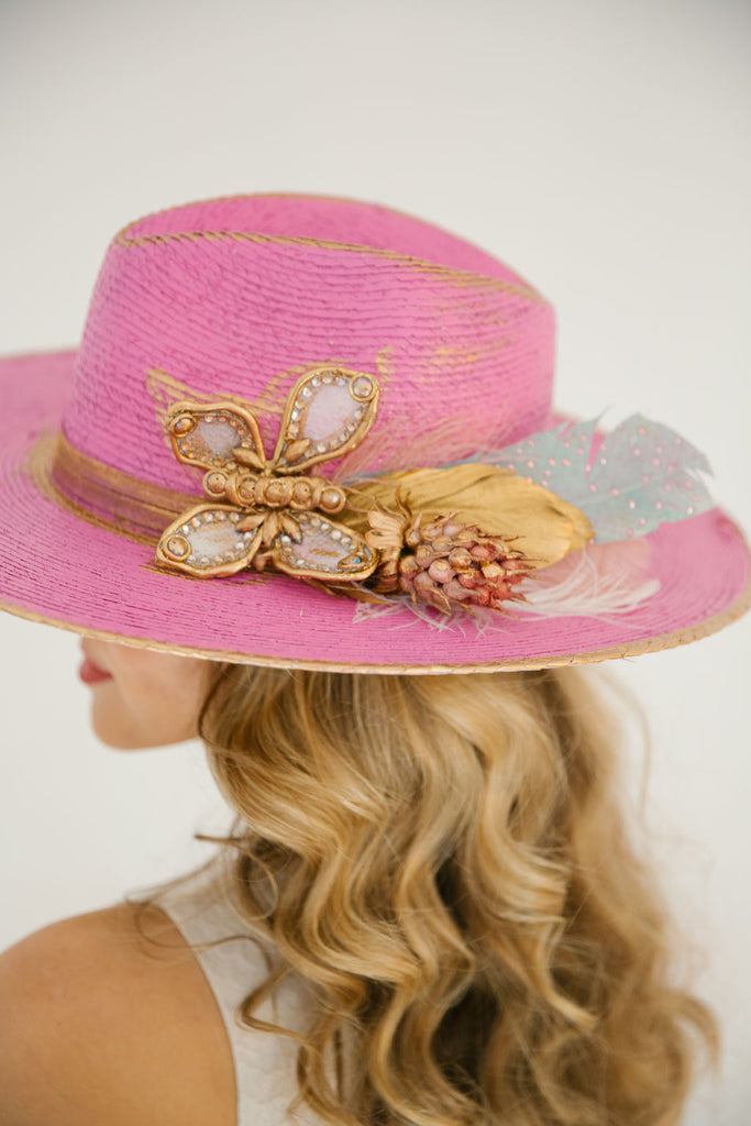 BUTTERFLY EFFECT SUN HAT RANCHER HAT Judith March