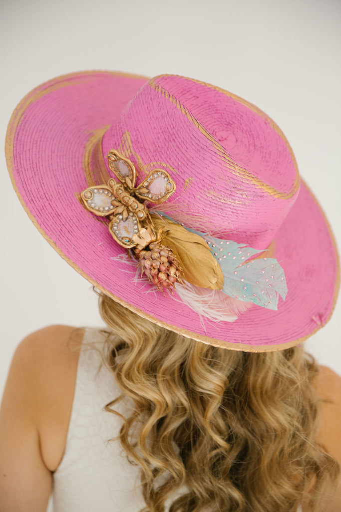 BUTTERFLY EFFECT SUN HAT RANCHER HAT Judith March