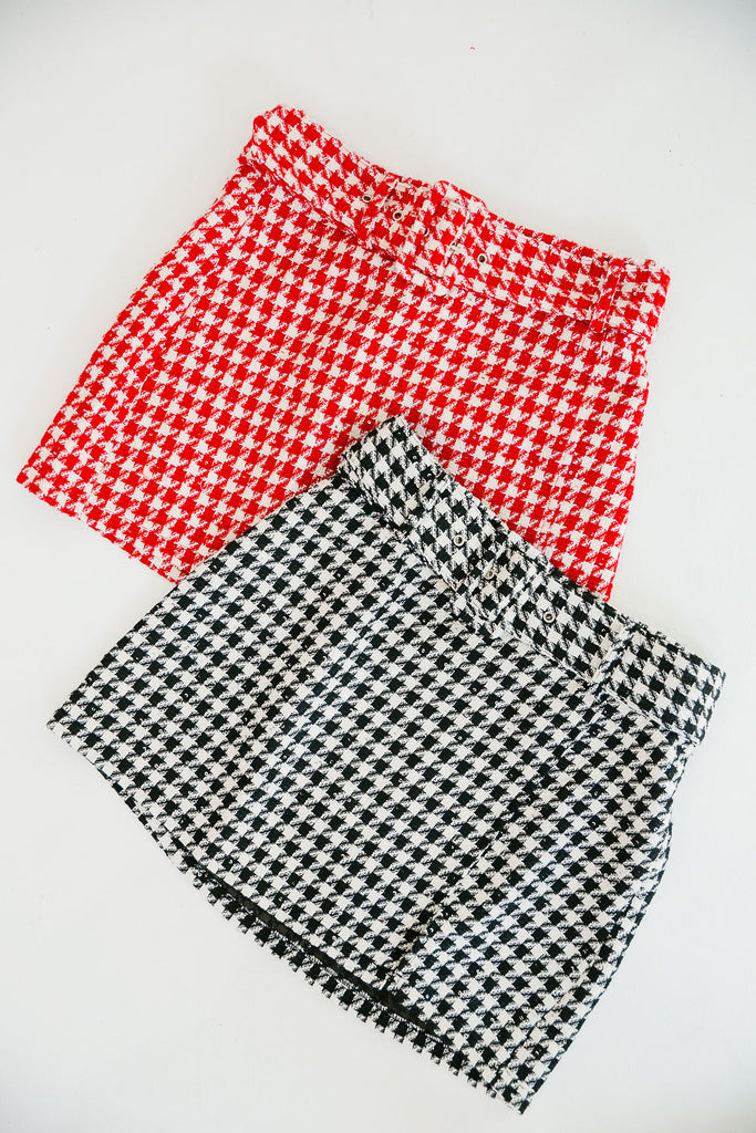 HOUNDSTOOTH HOLIDAY SKIRTS SKIRT Judith March   