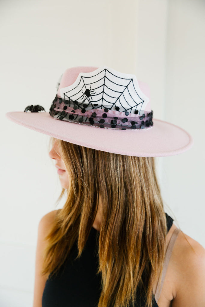 NIGHT CRAWLERS PINK RANCHER HAT HAT Judith March   