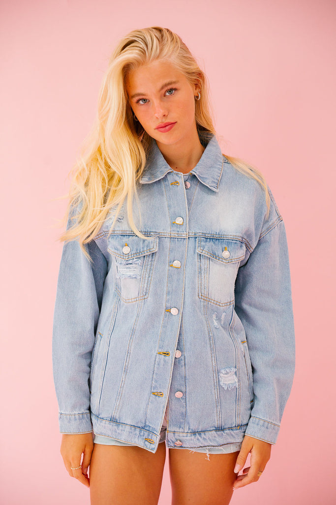 CUSTOM BASEBALL DENIM JACKET JACKET Judith March   