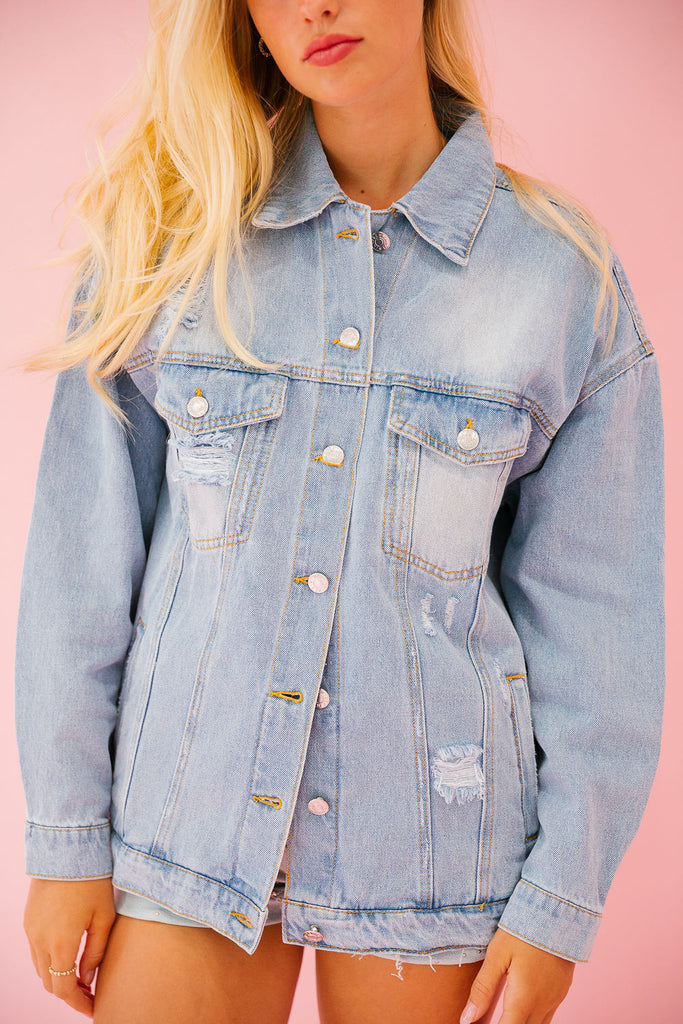 CUSTOM BASEBALL DENIM JACKET JACKET Judith March   