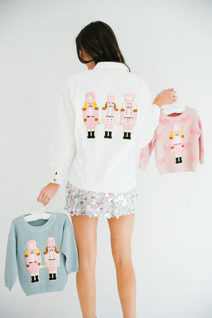 MINI KIDS NUTCRACKER HEART SWEATER SWEATER Judith March   