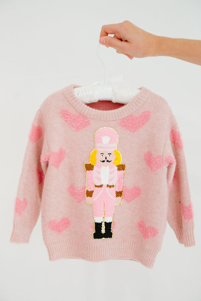 MINI KIDS NUTCRACKER HEART SWEATER SWEATER Judith March   