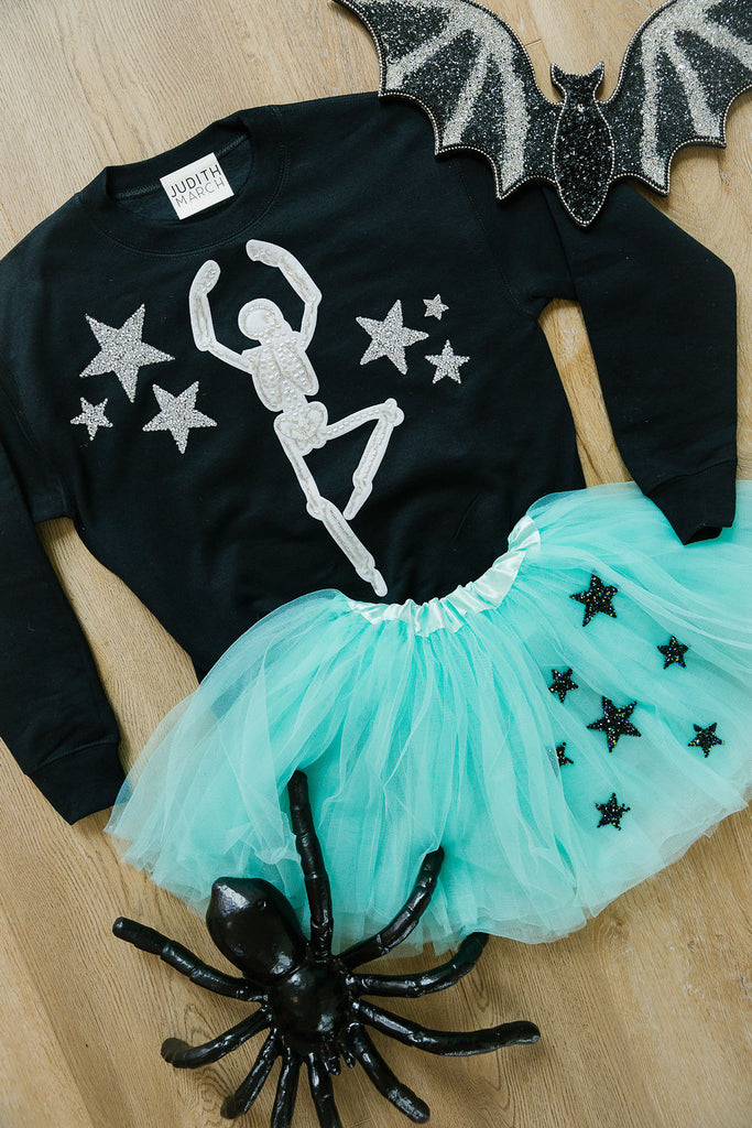 MINI KIDS DANCING SKELETON STAR PULLOVER* PULLOVER Judith March