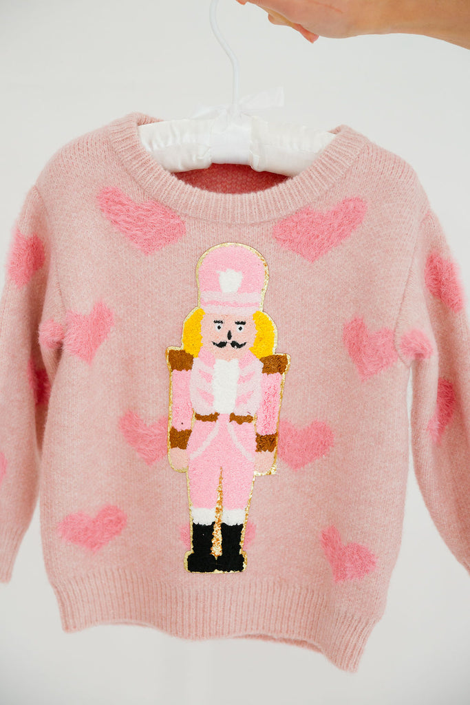 MINI KIDS NUTCRACKER HEART SWEATER SWEATER Judith March   