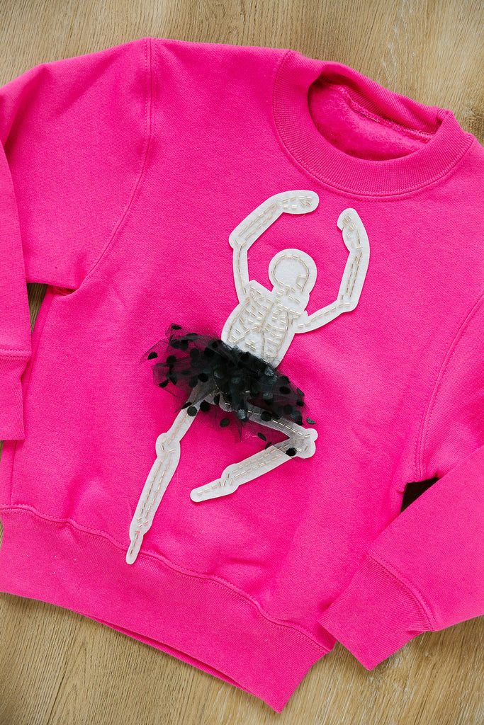 MINI KIDS SKELETON BALLERINA PULLOVER PULLOVER Judith March   