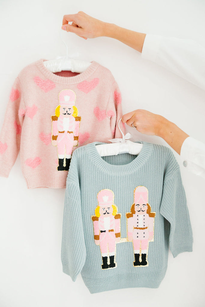 MINI KIDS NUTCRACKER HEART SWEATER SWEATER Judith March   