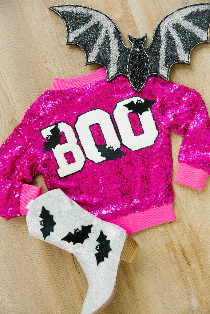 MINI KIDS BOO BATS SPARKLE JACKET JACKET Judith March   