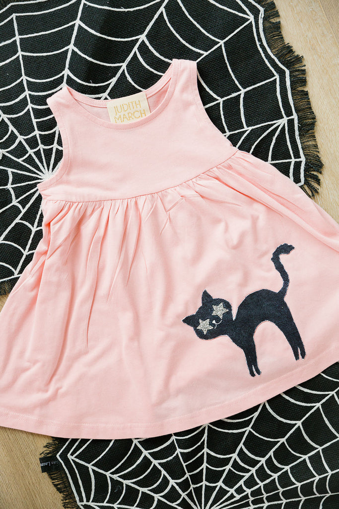 MINI KIDS BLACK CAT DRESS* DRESS Judith March