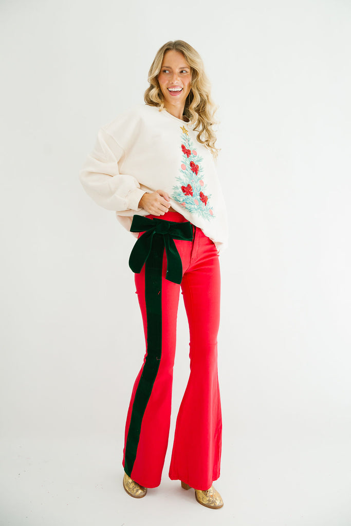 HOLIDAY SEASON RED FLARES FLARES Judith March   