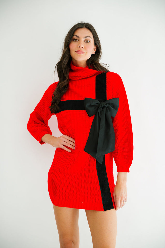 HOLIDAY SEASON SWEATER DRESS DRESS Judith March   