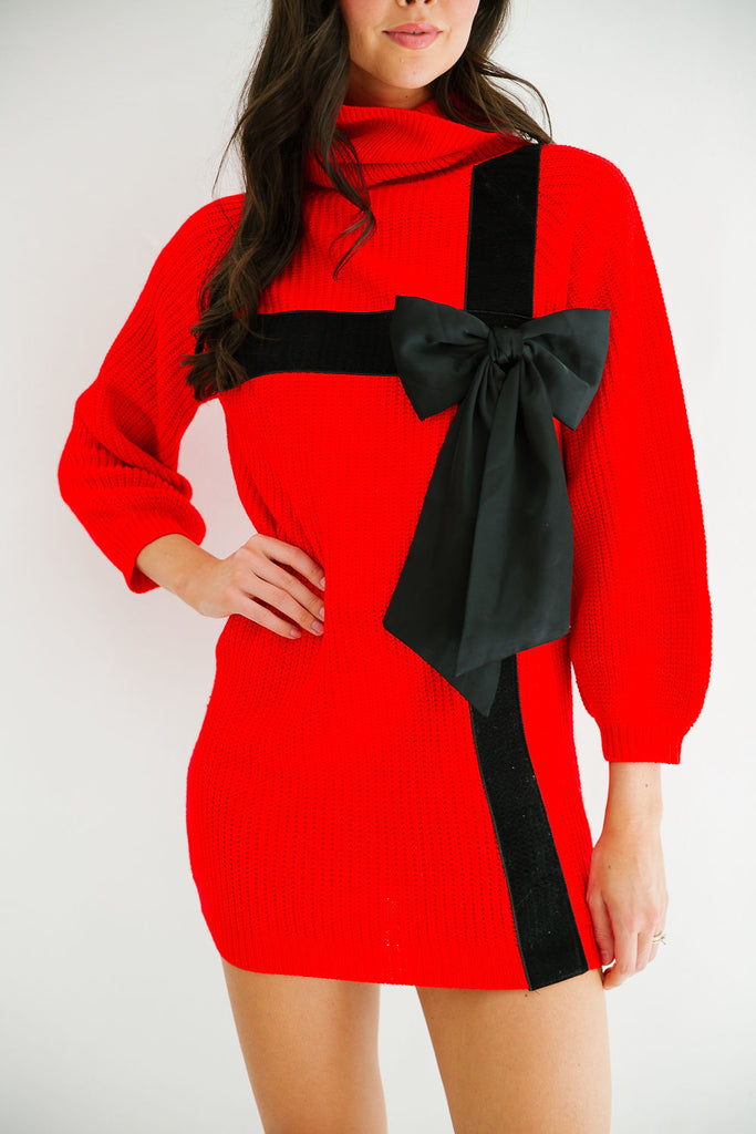 HOLIDAY SEASON SWEATER DRESS DRESS Judith March   