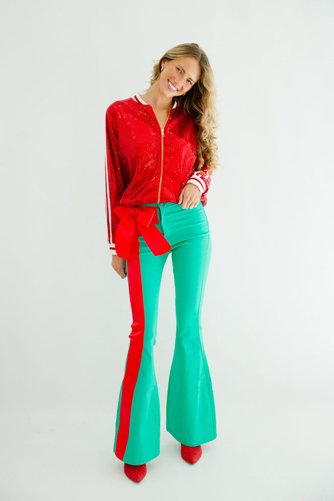 HOLIDAY SEASON MINT FLARES FLARES Judith March   