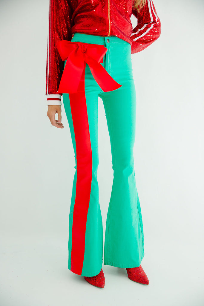 HOLIDAY SEASON MINT FLARES FLARES Judith March   