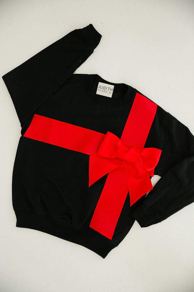 MINI KIDS HOLIDAY SEASON BLACK PULLOVER PULLOVER Judith March   