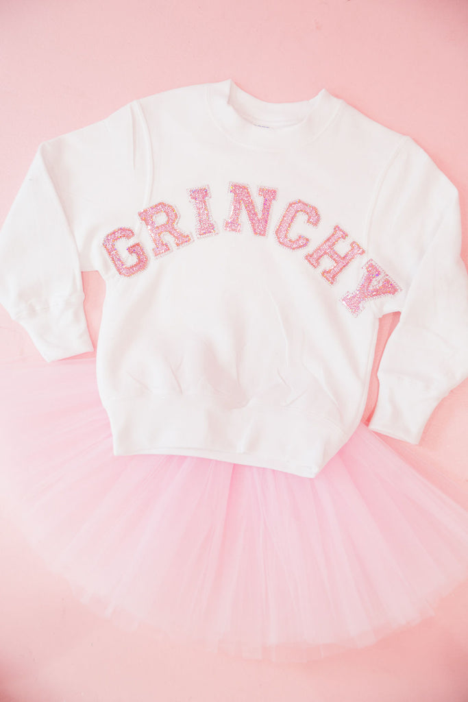 MINI KIDS GRINCHY WHITE PULLOVER PULLOVER Judith March   