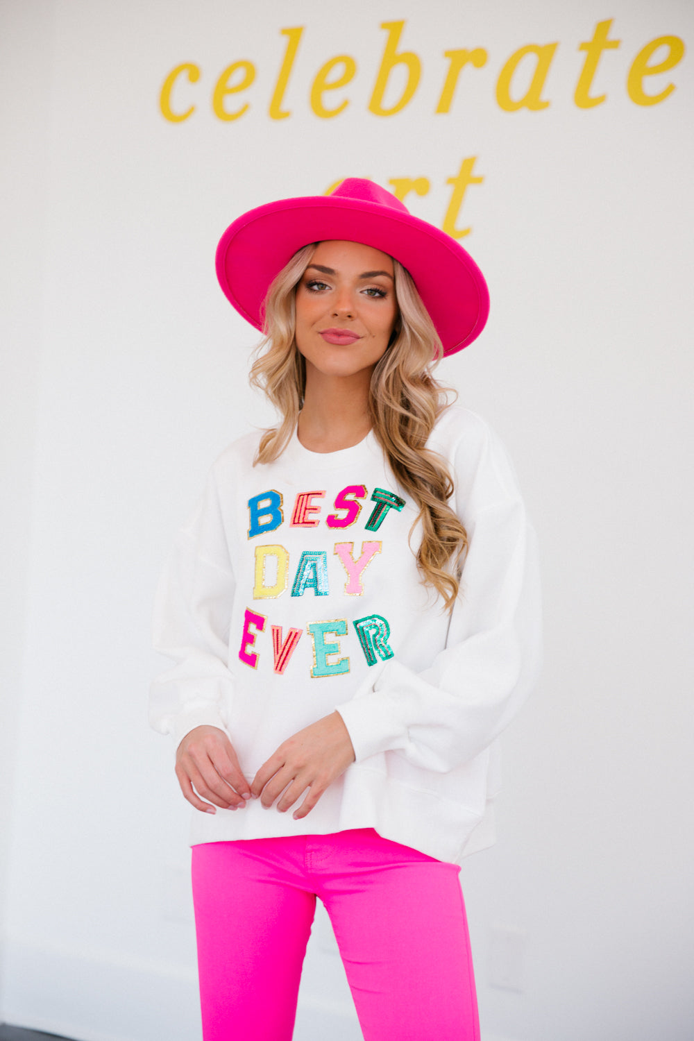 BEST DAY EVER IVORY PULLOVER | Judith March